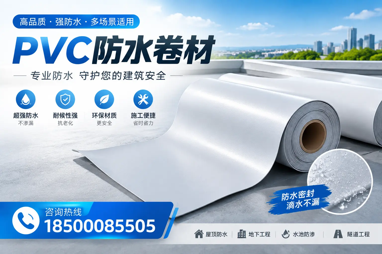 PVC防水卷材的市场竞争分析，黔南品牌选择参考